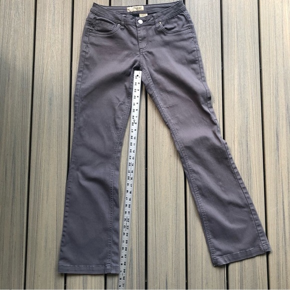 Hybrid & Company Gray 5 Pocket Jeans with Stretch Size 7 - Picture 7 of 9